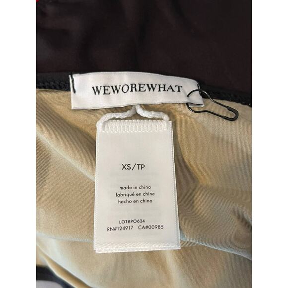 WeWoreWhat bikini bottoms black mid rise - Picture 4 of 4